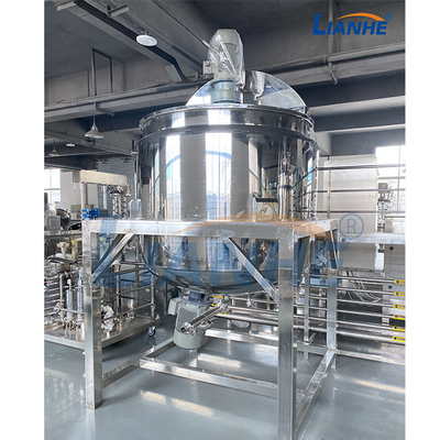 PLC Control Daily Chemical Homogenizer น้ำยาบ้วนปากเจลโลชั่นผสมอิมัลซิไฟเออร์