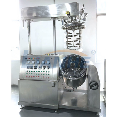 150L ไฮดรอลิกยกสูญญากาศอิมัลชันมิกเซอร์ Bottom Homogenizer SUS316L