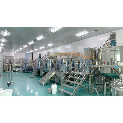 500L Paste Making Machine เครื่องผสมอิมัลซิไฟเออร์สูญญากาศสำหรับมายองเนส
