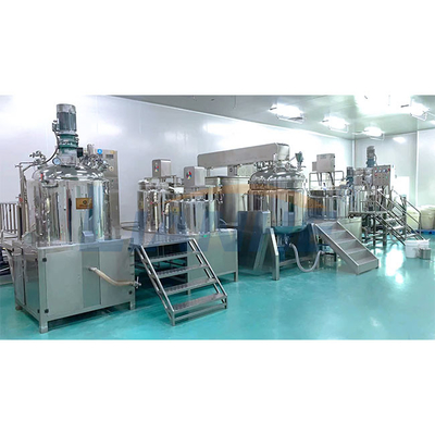 500L Paste Making Machine เครื่องผสมอิมัลซิไฟเออร์สูญญากาศสำหรับมายองเนส