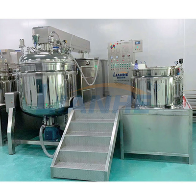 500L Paste Making Machine เครื่องผสมอิมัลซิไฟเออร์สูญญากาศสำหรับมายองเนส