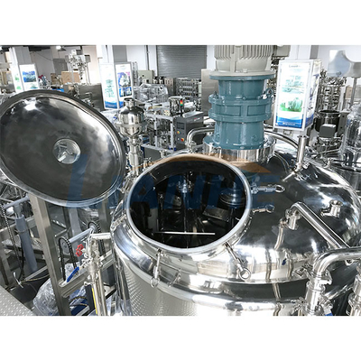 เครื่องผสมอิมัลซิไฟเออร์สูญญากาศผสมสองทาง 1500L สำหรับครีมครีมมายองเนส