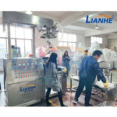 100L เครื่องดูดฝุ่นครีมผสมโลชั่น High Shear Emulsifier เจล Homogenizer ผสมถัง