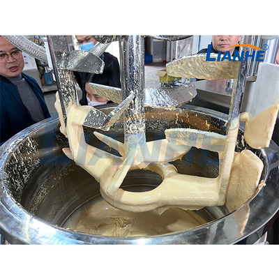 SUS316L สูญญากาศ Homogenizing Mixer โลชั่นอิมัลซิไฟเออร์ทำถังผสมเครื่องสำอาง