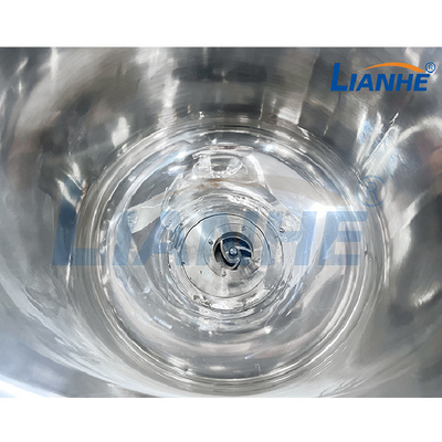 หน้าจอสัมผัสเครื่องผสมอิมัลซิไฟเออร์ 200L สุญญากาศหมุนเวียน Homogenizer เครื่องทำเครื่องสำอาง