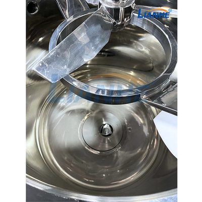หน้าจอสัมผัสเครื่องผสมอิมัลซิไฟเออร์ 200L สุญญากาศหมุนเวียน Homogenizer เครื่องทำเครื่องสำอาง