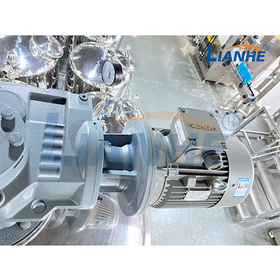 เครื่องทำความร้อนด้วยไอน้ำสูญญากาศเครื่องผสมอิมัลซิไฟเออร์ถังผสมครีมเครื่องสำอางพร้อม Agitator