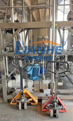 เครื่องผสมอิมัลชันสุญญากาศ 3000L พร้อมเครื่องทำครีมเครื่องสำอางโหลดเซลล์