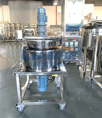 SUS316L Hand Sanitizer Making Machine สบู่เหลวแชมพู Homogenizer Mixing Tank