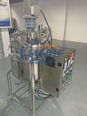 ผงซักฟอก Homogenizer Emulsifier Mixer 50L Sealed Cover Mixing Tank