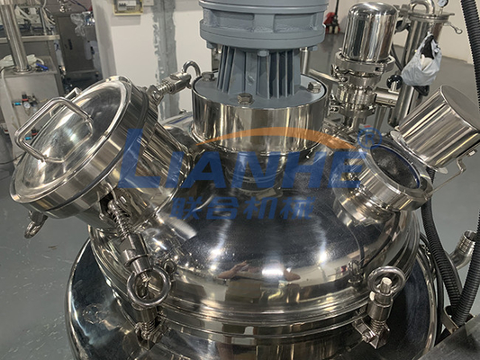 ผงซักฟอก Homogenizer Emulsifier Mixer 50L Sealed Cover Mixing Tank
