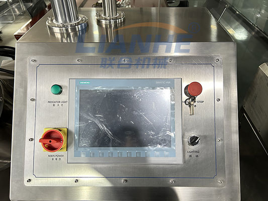การควบคุม PLC 20 ลิตร เครื่องผสมครีมโฮโมจีไนเซอร์สูญญากาศยกไฮดรอลิก
