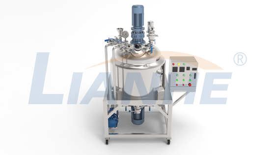 200L สูญญากาศเครื่องผสมโฮโมจีไนเซอร์เครื่องทำความร้อนผสมอิมัลซิไฟเออร์