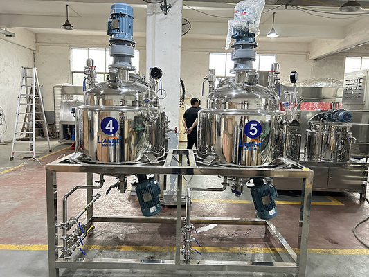 เครื่องผสมครีมเครื่องสำอาง Homogenizer ชนิดคงที่ เครื่องผสมครีมโลชั่น
