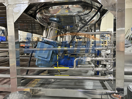 High Shear Homogenizing Vacuum Emulsifier Mixer Lotion Emulsifying Machine