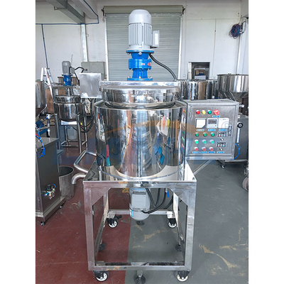 3000 รอบต่อนาที 100L โฮโมจีไนเซอร์ อิมัลซิไฟเออร์มิกเซอร์เคลื่อนย้ายได้สำหรับการทำน้ำเชื่อม