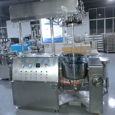 ลิปสติกเครื่องทำอิมัลซิไฟเออร์มิกเซอร์ไฟฟ้า 50L ทนทาน