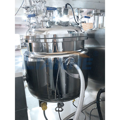 LIANHE ครีมสูญญากาศเครื่องผสมอิมัลชัน 200L SUS316L โฮโมจีไนเซอร์