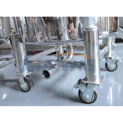 ผงซักฟอกเหลว โฮโมจีไนเซอร์ อิมัลซิไฟเออร์เครื่องผสมชั้นเดียว Stainless Steel