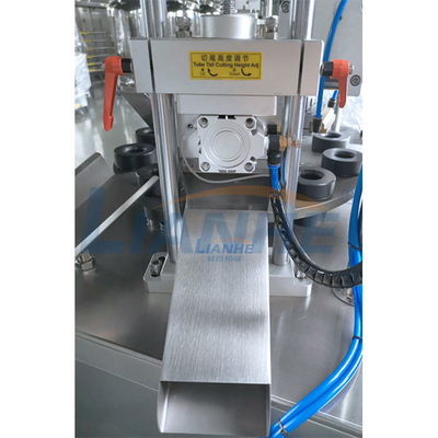 LIANHE เครื่องบรรจุหลอดอัลตราโซนิกควบคุม PLC กึ่งอัตโนมัติ