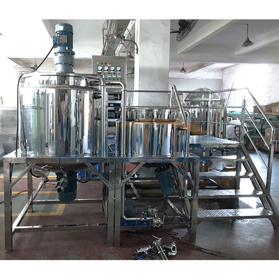 LIANHE 2.2kw เครื่องผสมสบู่เหลว, 2 แจ็คเก็ตผสมสำหรับน้ำยาล้างจาน