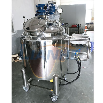 ถังผสมสแตนเลส 500L ชนิดปิดผนึก, อุปกรณ์ผสมเครื่องสำอางเคลื่อนย้ายได้