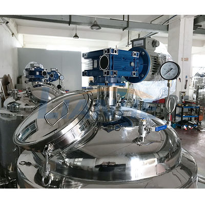 ถังผสมสแตนเลส 500L ชนิดปิดผนึก, อุปกรณ์ผสมเครื่องสำอางเคลื่อนย้ายได้