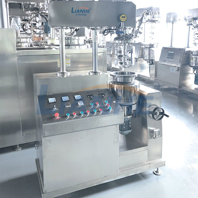 Small Lab 65 Rpm High Shear Emulsifier Mixer สำหรับการทำครีมเครื่องสำอาง