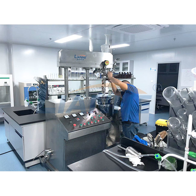 Small Lab 65 Rpm High Shear Emulsifier Mixer สำหรับการทำครีมเครื่องสำอาง